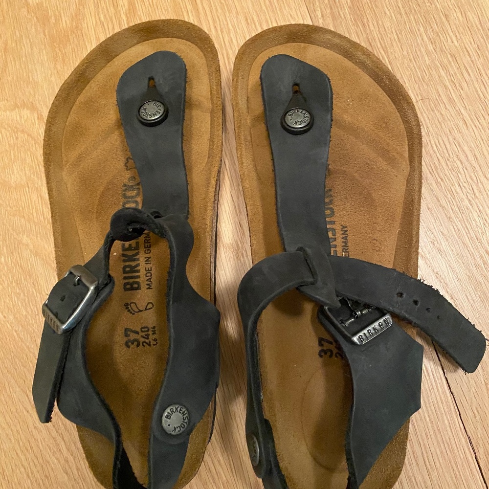 Birkenstock Kairo Leather Sandals Size 37
